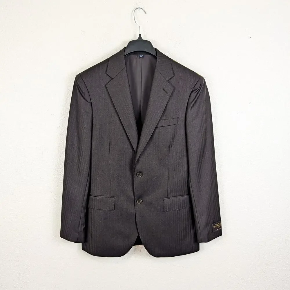 J.Crew Crosby Classic fit Suit Jacket Italy Wool herringbone 38R NWT $498
